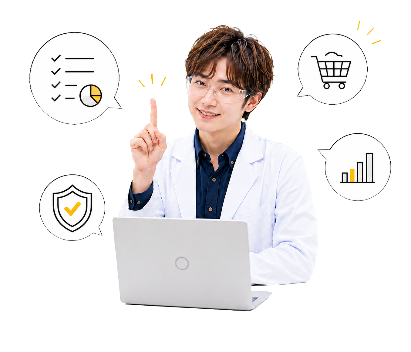 EC-CUBEサイトの状態を確認する専門スタッフ